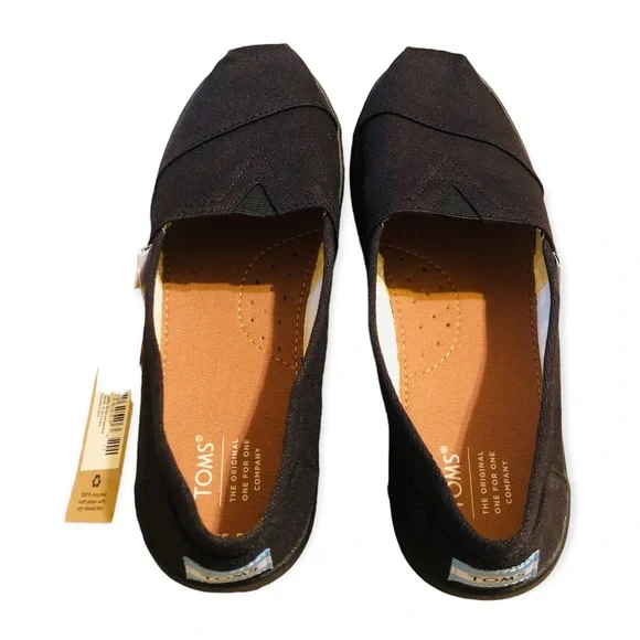 Toms Alpargata Canvas Youth Shoes size 5.5 - Picture 6 of 7